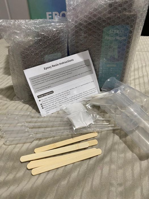 Kit de Resina Epóxi Crystal Clear Sunlu 48OZ (32OZ+16OZ)