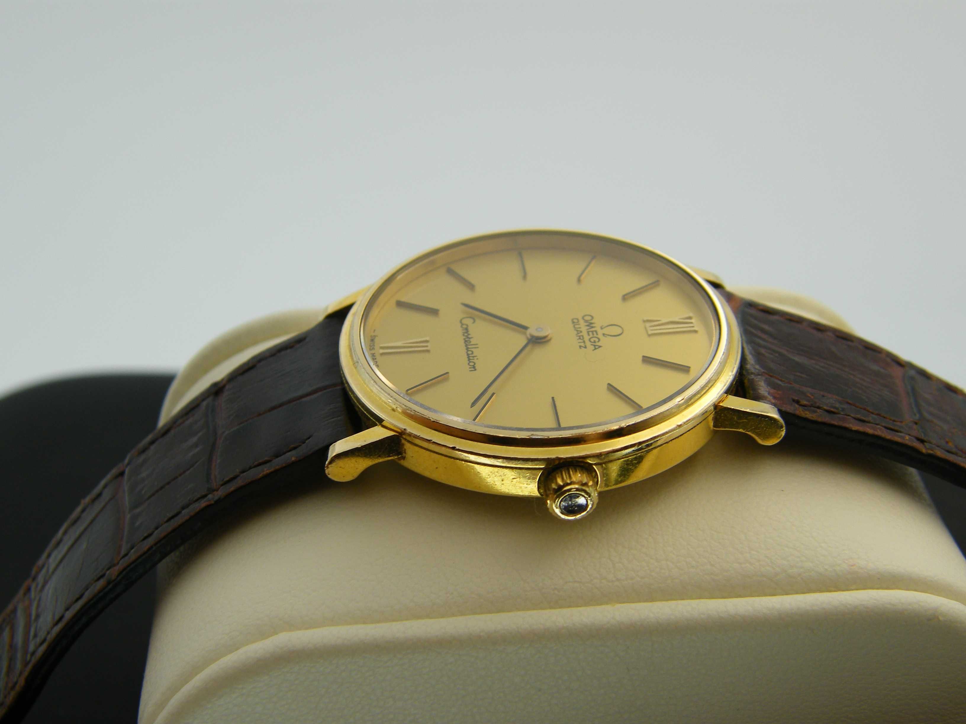 Omega Constellation Gold Plated Quartz 191.032 Piękna