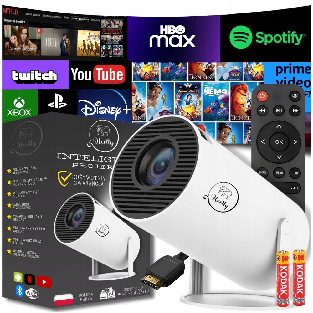 Projektor rzutnik Android TV