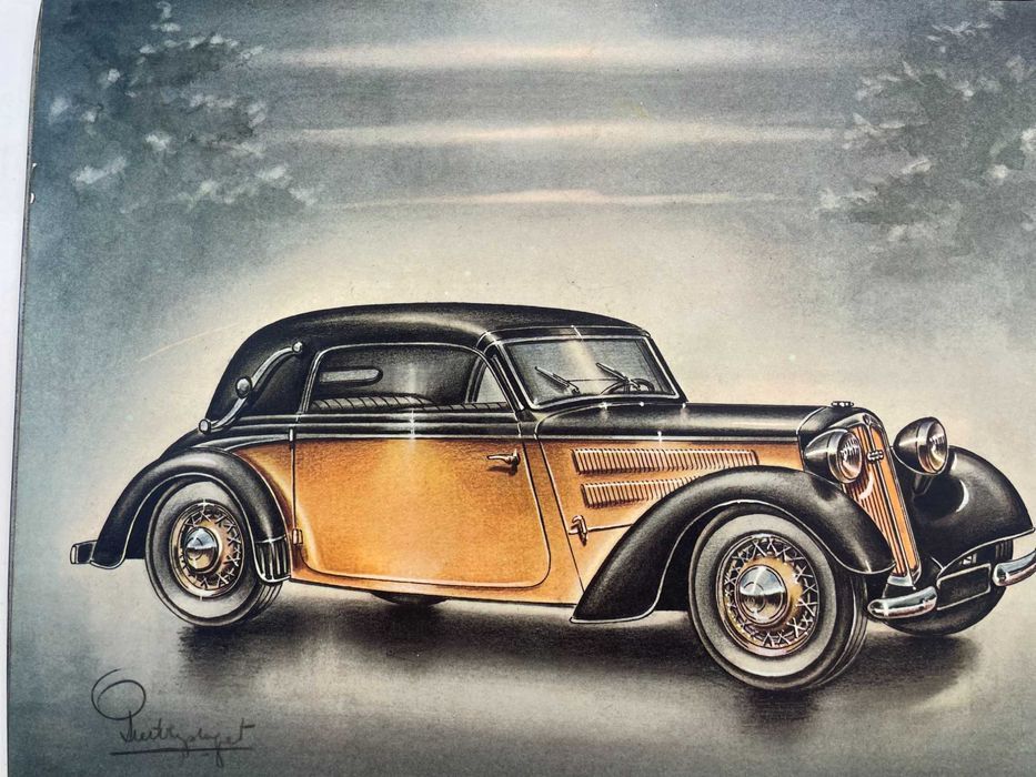 Plakat na ramce model auta DKW 1939