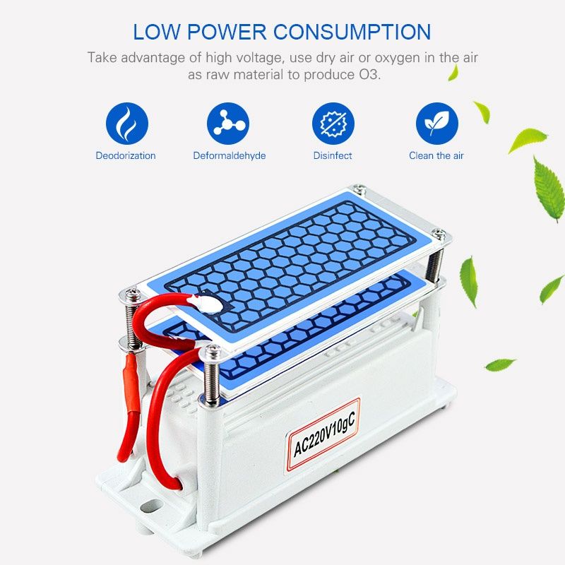 Ozonator generator ozonu 220V 10g 80W oczyszczacz powietrza