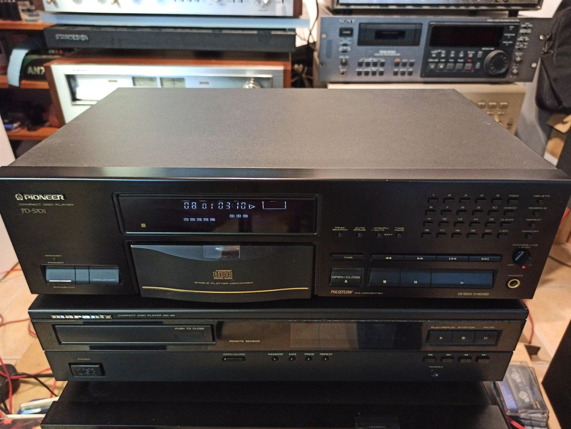 Leitor CDs Pioneer PD-S701 e DAC Audio Alchemy