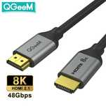 Kabel HDMI 2.1 ULTRA High Speed 8K 4K 120Hz QGeeM 1,8m