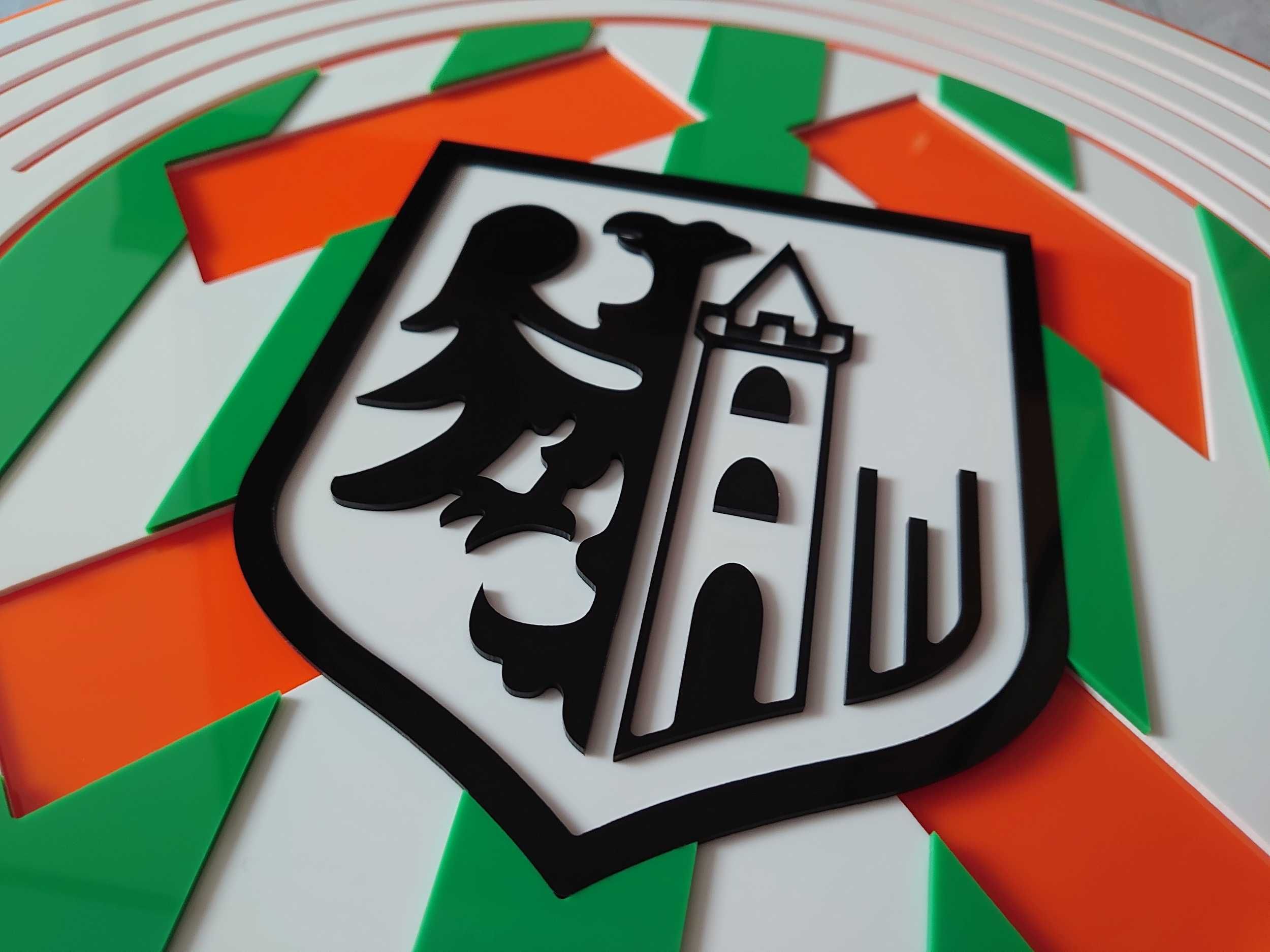 Zagłębie Lubin herb na ścianę do domu prezent na święta dla chłopaka