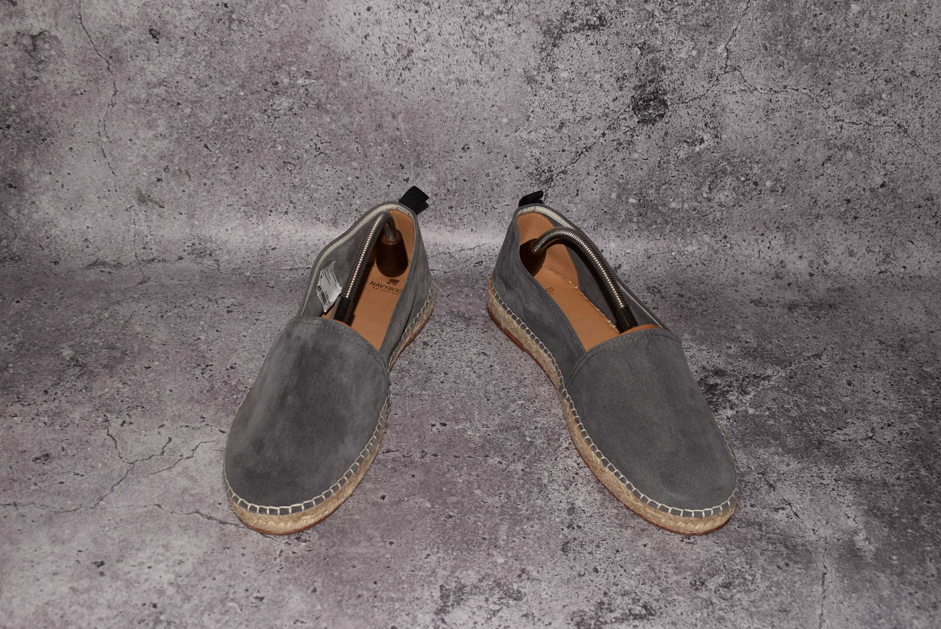 Navyboot Espadrilles (Мужские Кожаные Кеды Еспадрильи Навибут Замш )