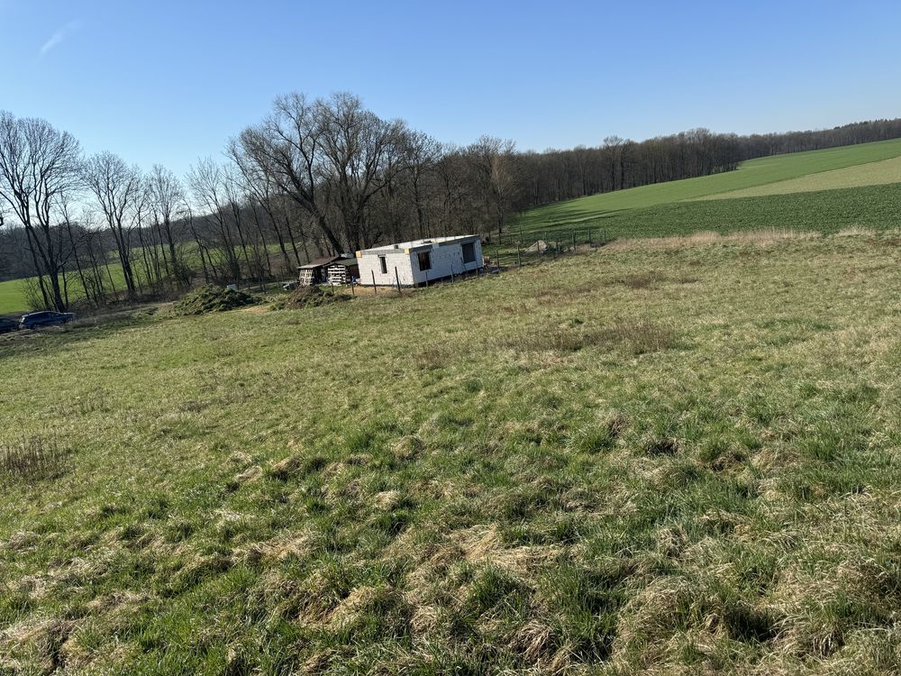 Działka budowlana w pięknej okolicy 30 min od Wrocławia (Zalew, Las)
