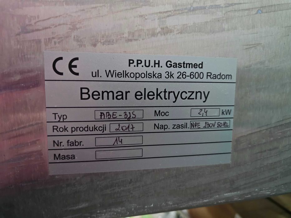 Bemar elektryczny jezdny 3 komorowy