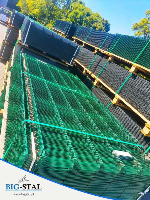 Panele ogrodzeniowe 1,23 h , 5 mm ocynk+kolor  PRODUCENT