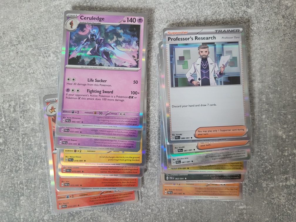 Karty Pokemon TCG - Paldean Fates Holo / Reverse