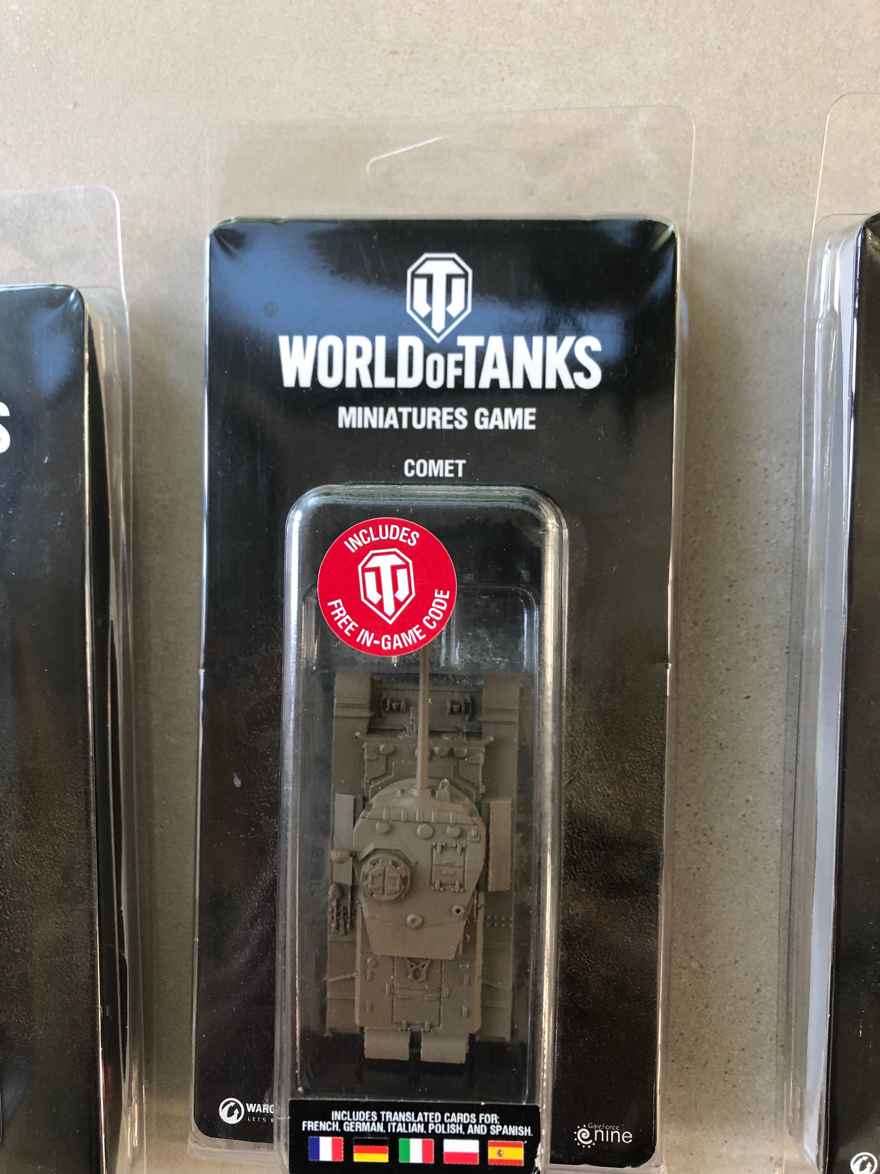 WOT World of tanks figurki 5 szt. Cena za 1szt.