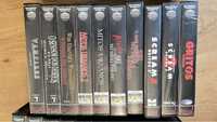 Colecção de filmes de terror em VHS