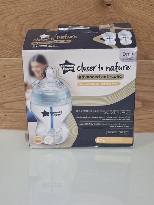 Tommee Tippee butelki antykolkowe +0m