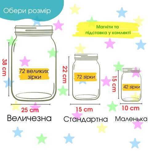 Мотиваційна банка, органайзер дитячий, магнітний планер, трекер звичок