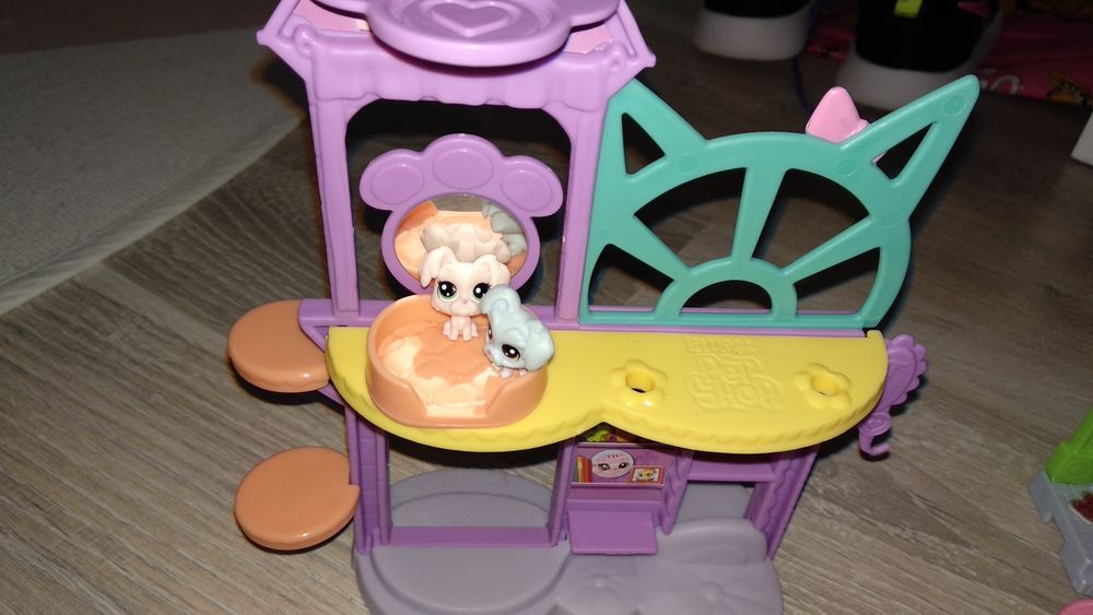 Duży zestaw LPS littlest pet shop salon fryzjerski studio fotograficzn