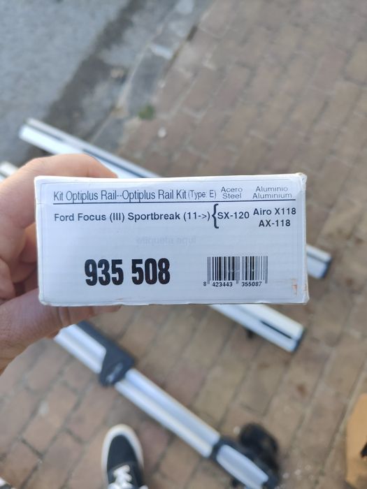 Barras tejadilho e suportes bicicleta