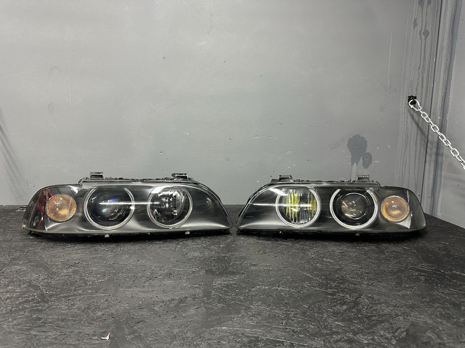 Фари БМВ Е39. Рест. Hella. Bi-led
