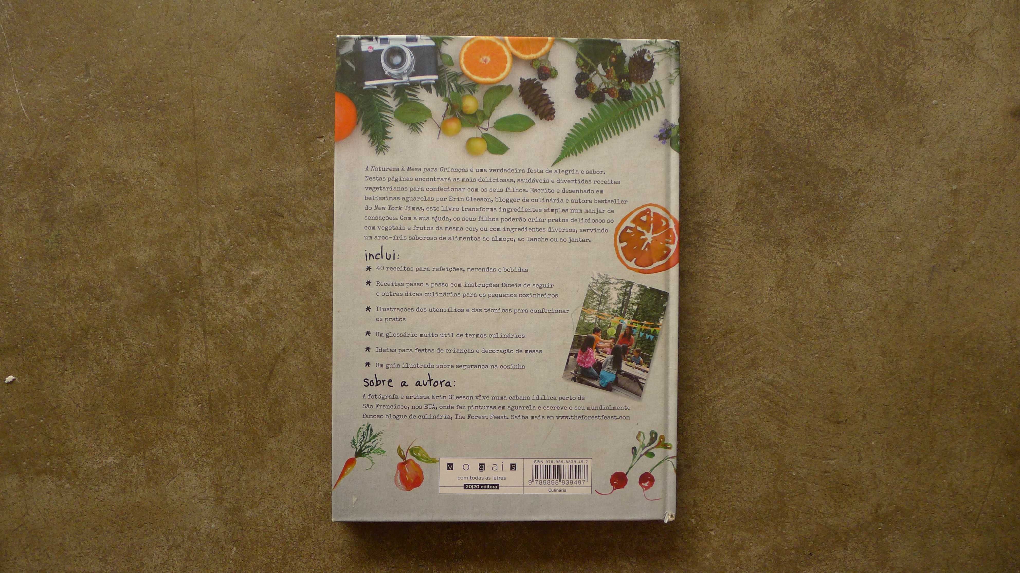 Livro de receitas vegetarianas "A Naturea à Mesa"