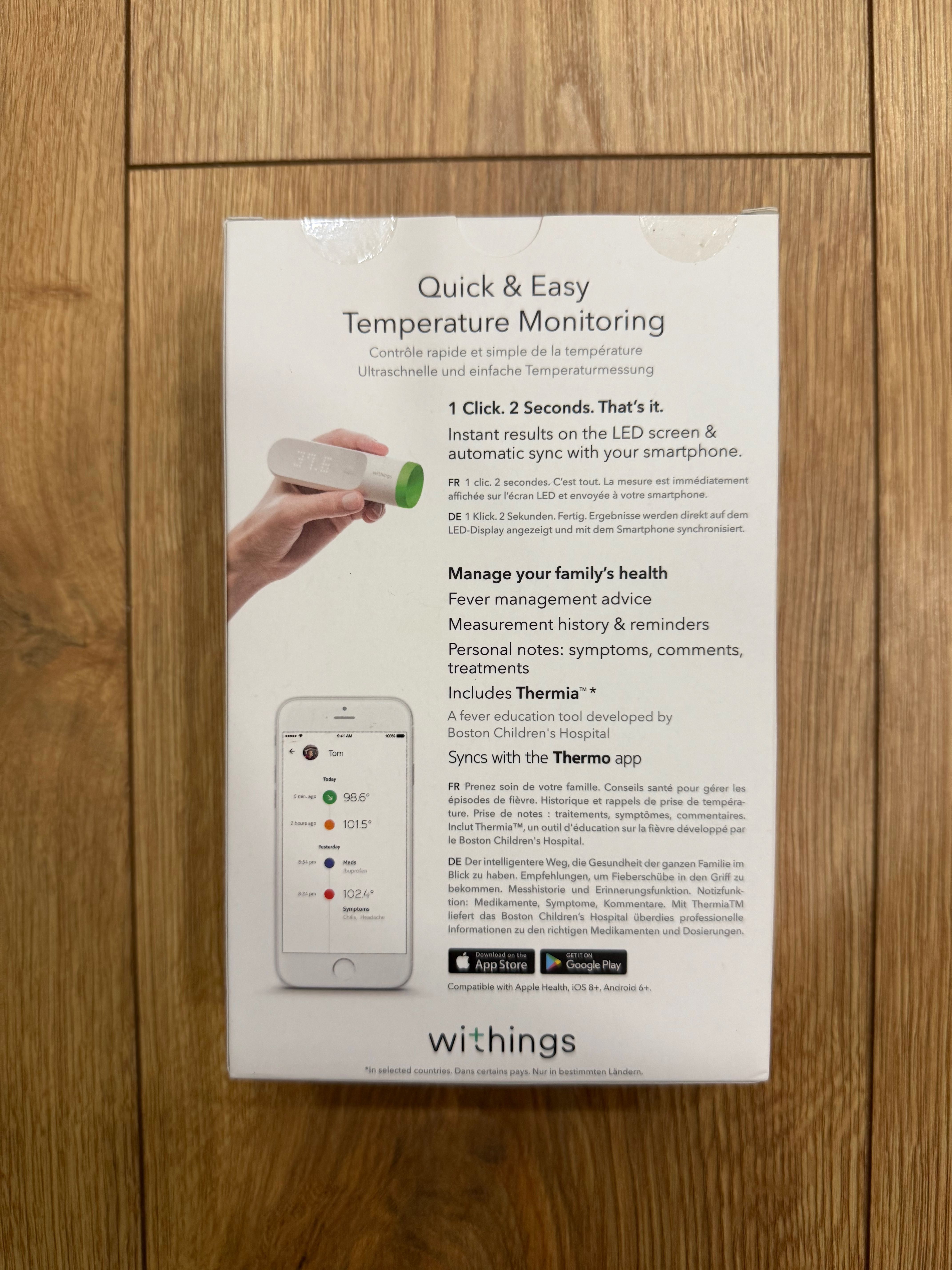 Termometr Withings Thermo