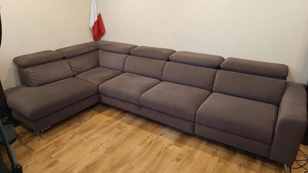 Duży narożnik z funkcją spania 3,50/2,0 m