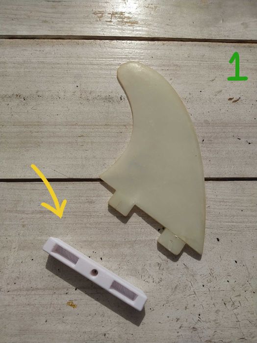 Fin box adapter for old NSP, SURFSERIES and BLUE surf boards