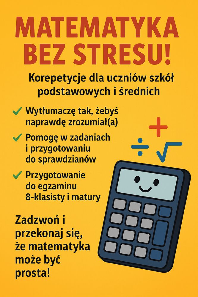 Koreptycje z matematyki