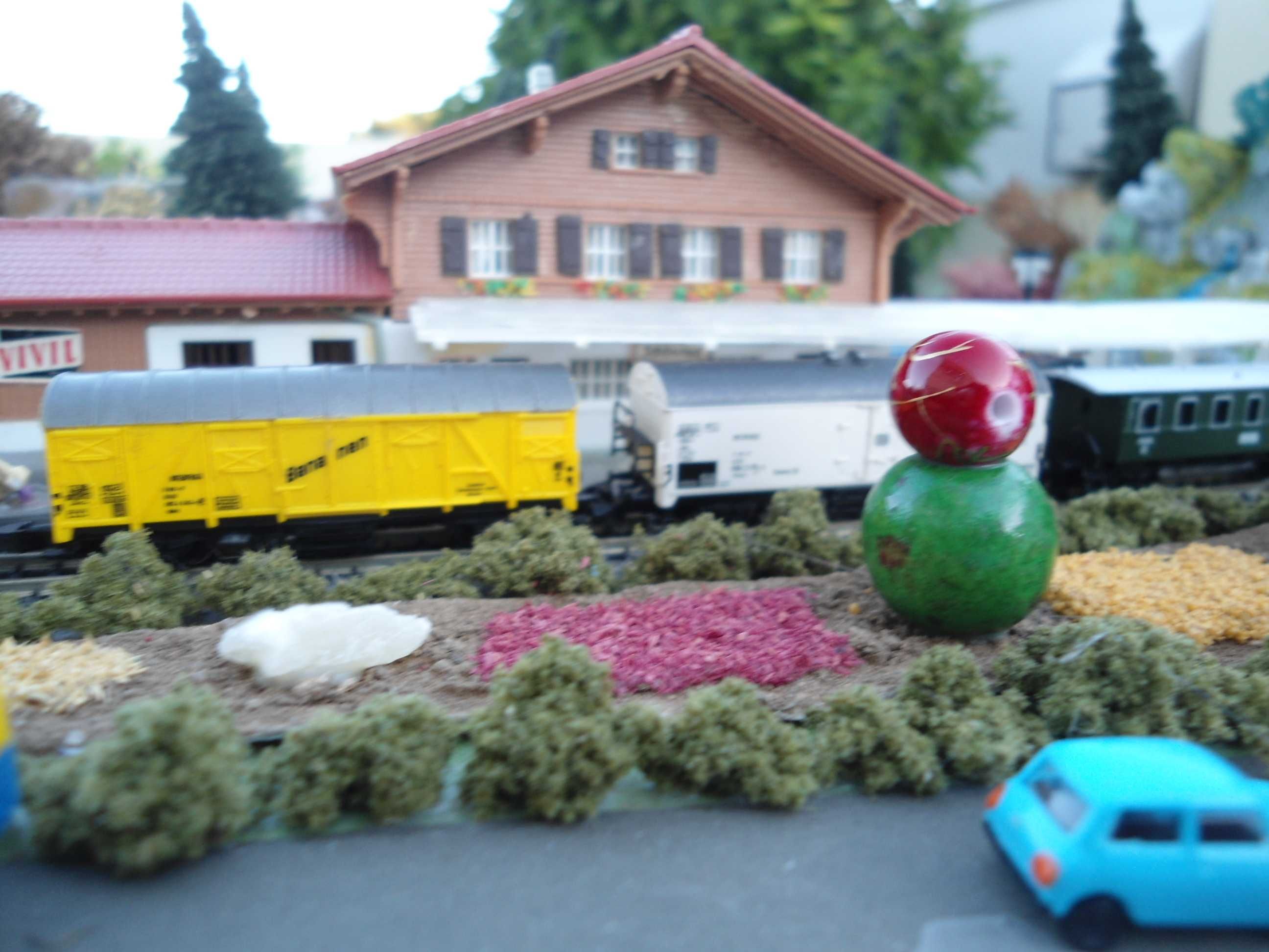 1:220 Maqueta completa escala Z Comboio miniatura
