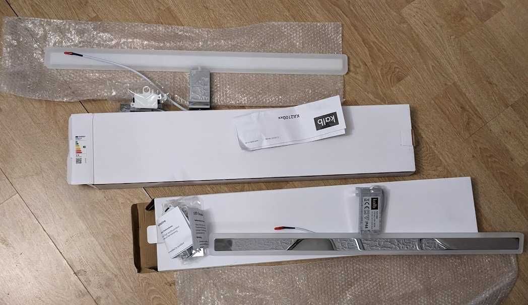 Lampa kinkiet nad lustro łazienkowa długa 60cm IP44 13W nowa