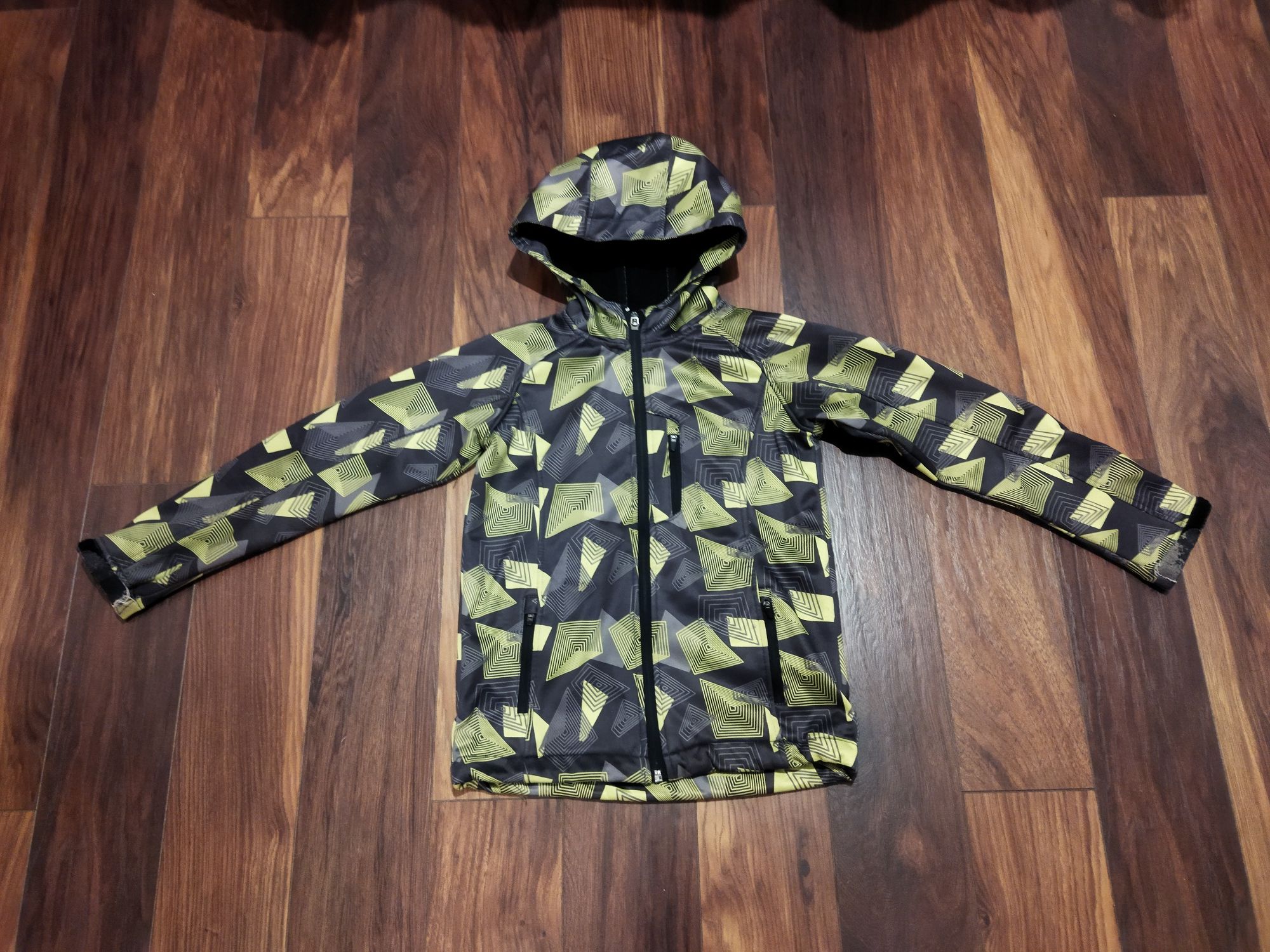 Kurtka jesienna Softshell 128 dla chłopca Crivit