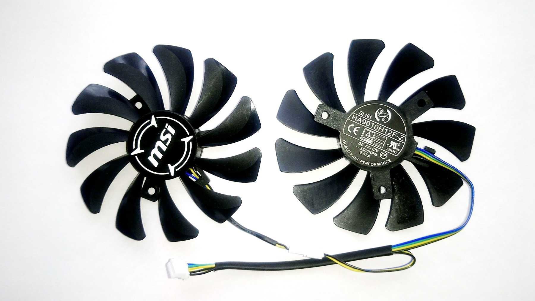 Кулери MSI 87 95 мм RX470-580 GTX1060/1070/1080 PLD09210B12HH