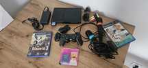 Ps2 playstation slim zestaw pady gry singstar