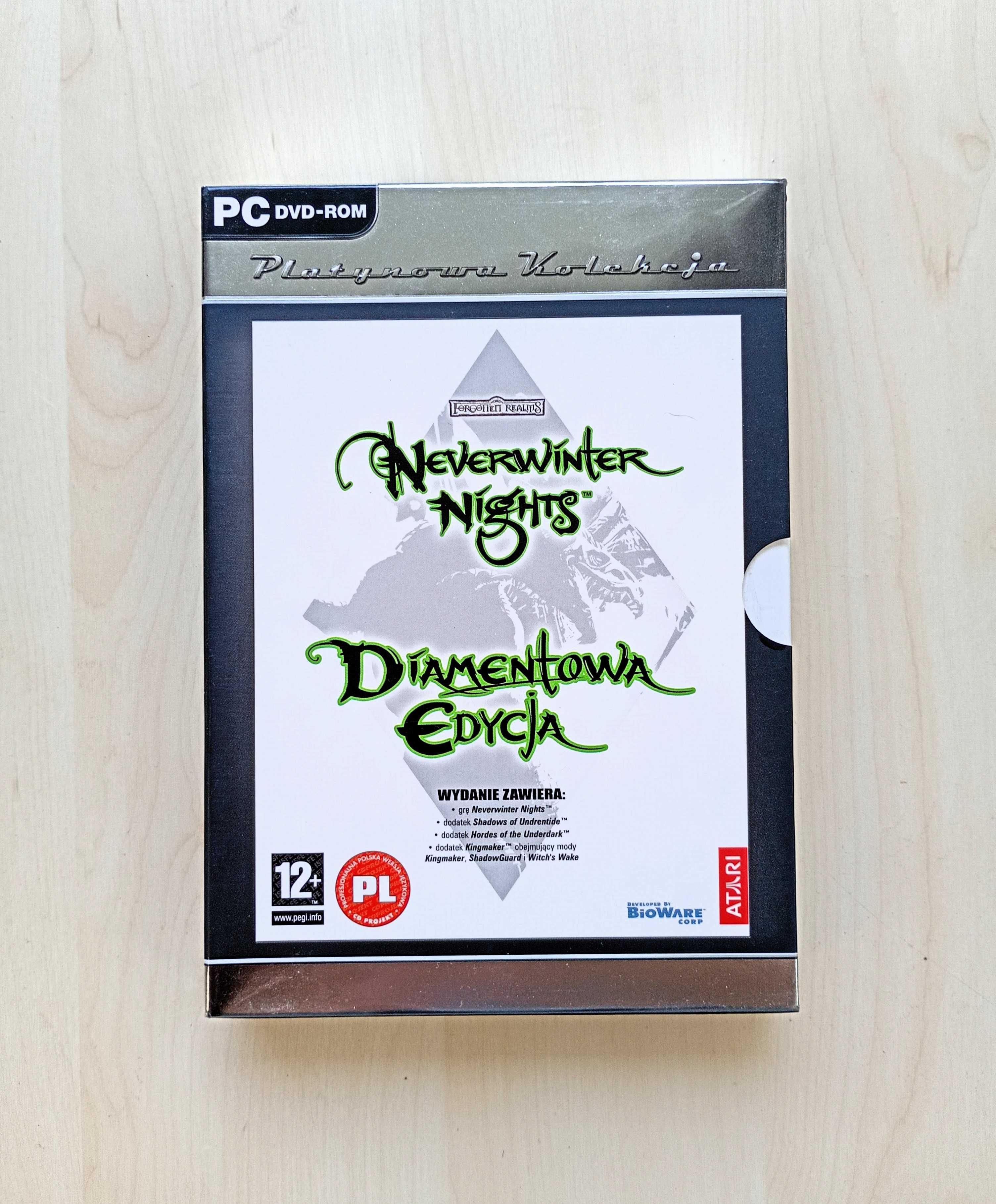 Gra Neverwinter Nights PC PL diamentowa edycja platynowa kolekcja