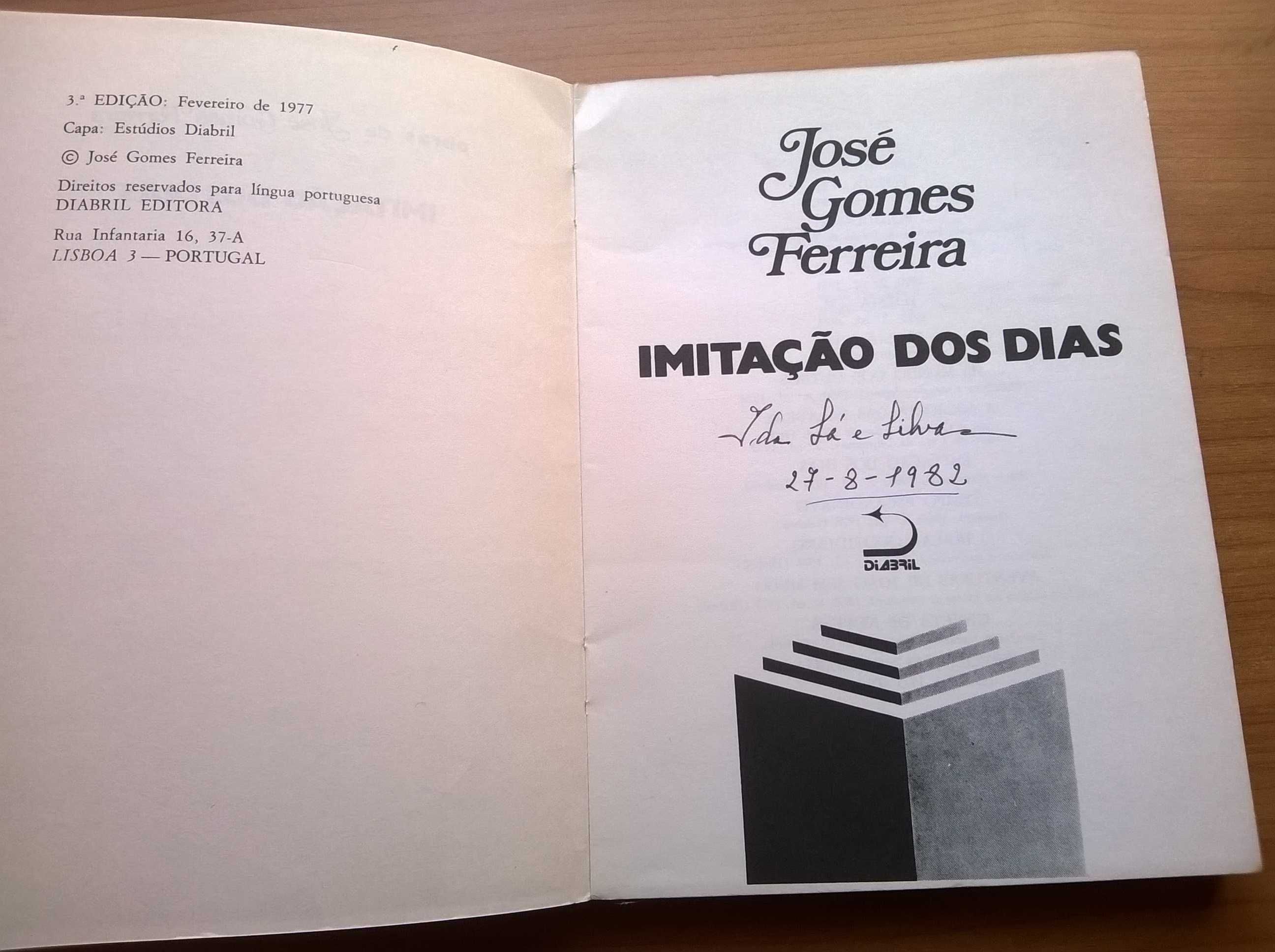 "Imitação dos Dias" - José Gomes Ferreira