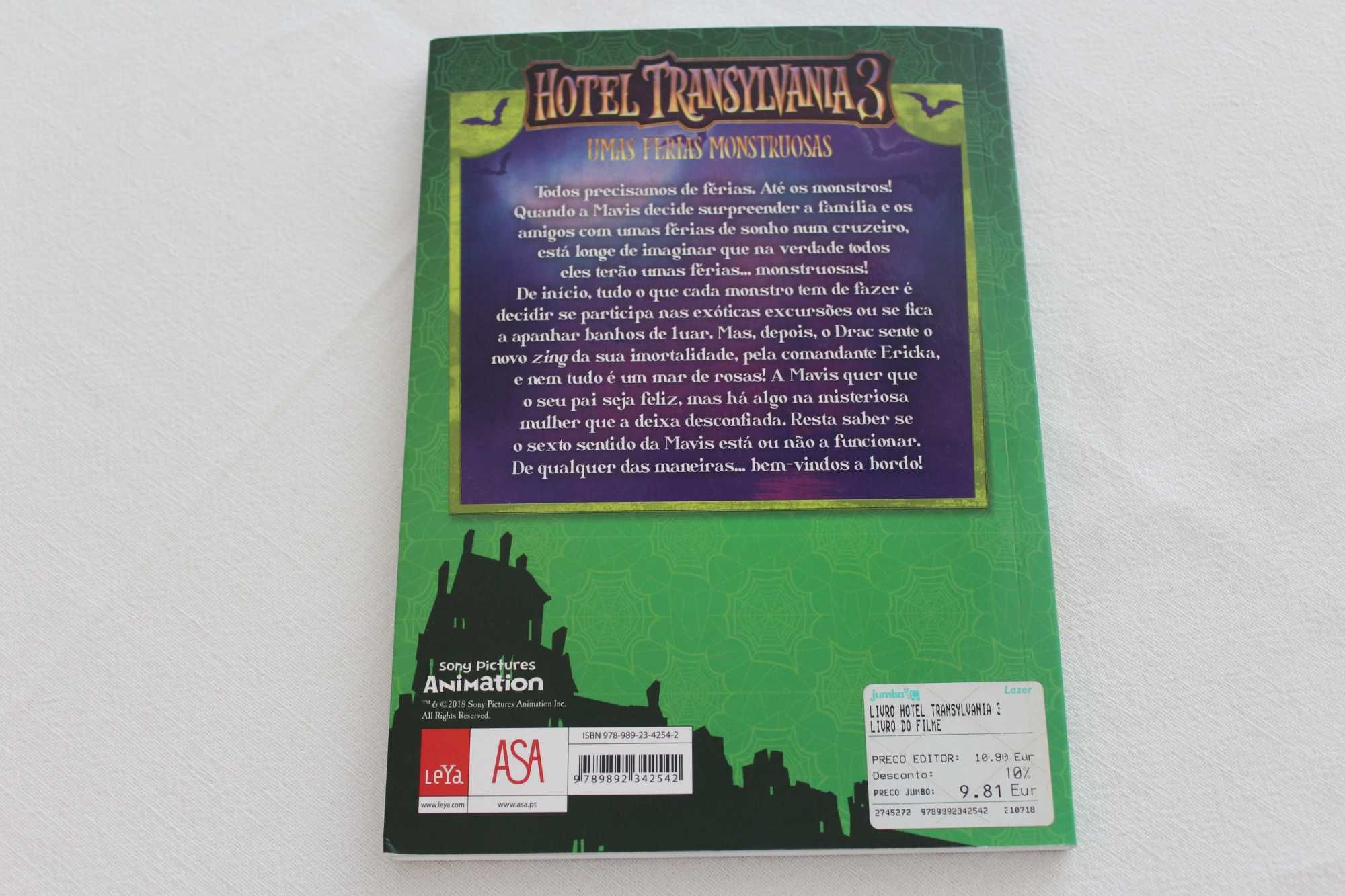 Livro "Hotel Transylvania 3"