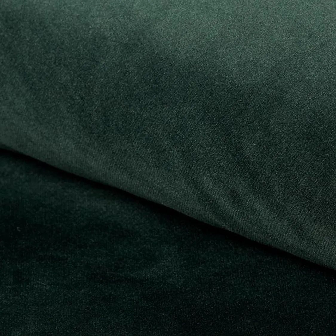 Krzesło Charlotte Velvet Czarne / Bluvel 78 Zielone Glamour Welurowe