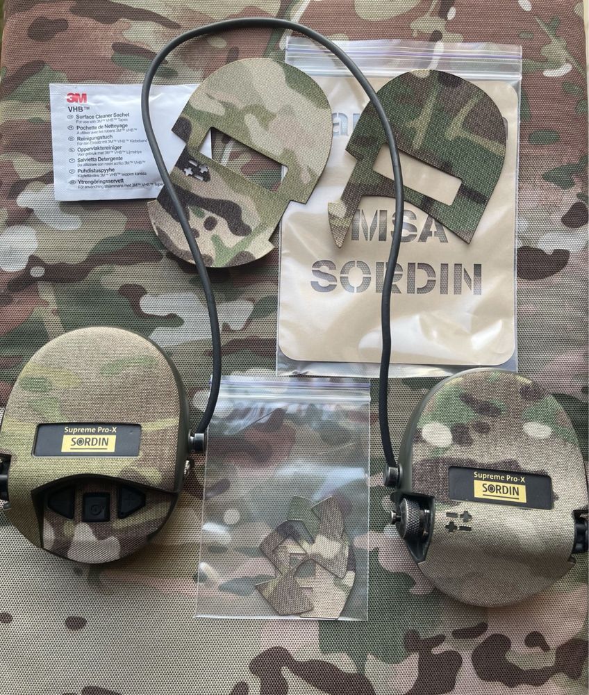 MultiCam® Текстильні наліпки для Peltor ComTac XP, XPI, III, V, VI