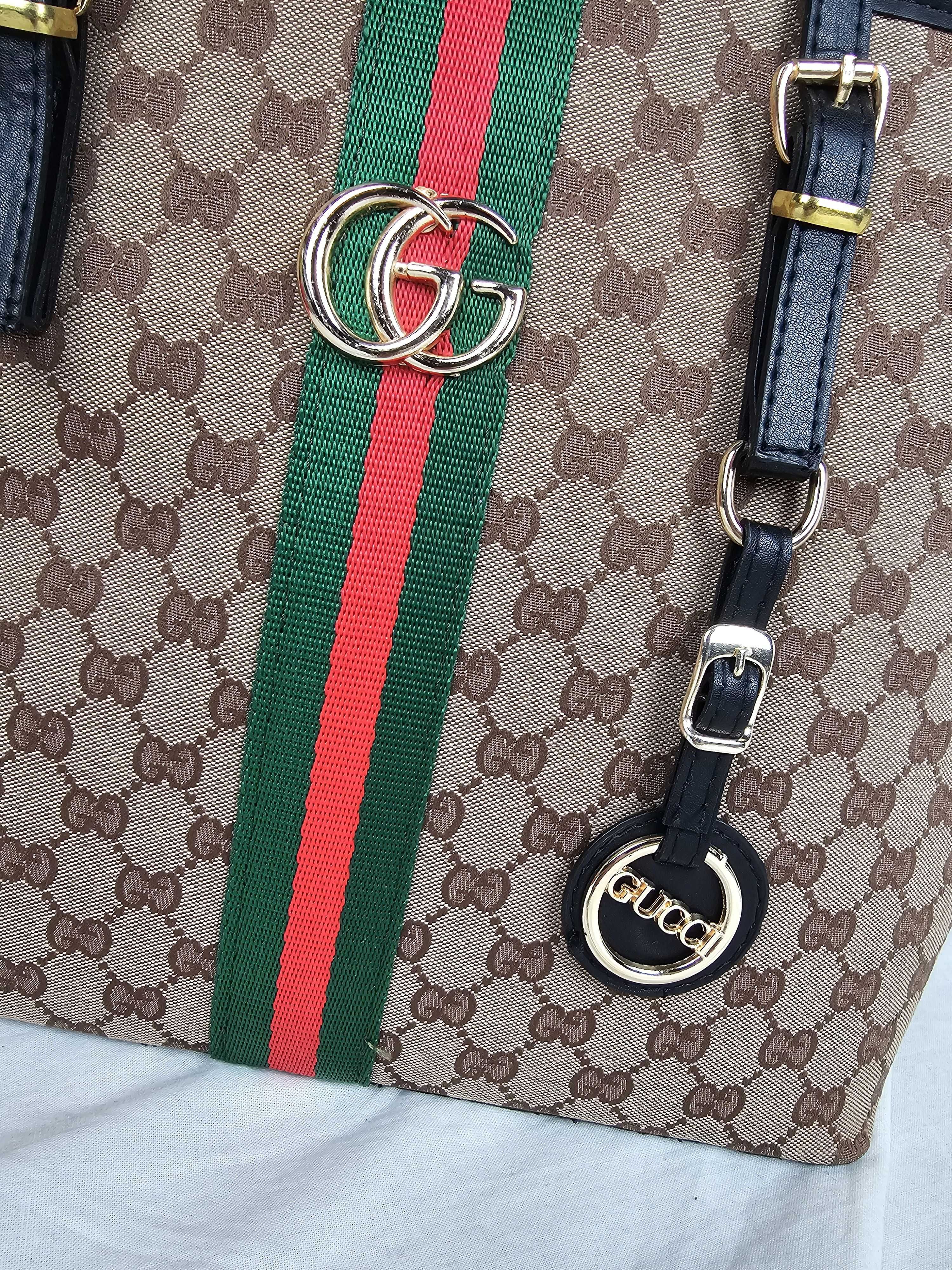 Torba biznesowa Torebka damska Gucci monogram brazowa Jet Set nowa HIT