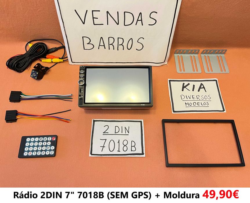 Rádio 2DIN • KIA Carnival Rio Sportage Carens Sorento Cerato • Android