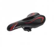 SIEDZENIE Rowerowe MTB Czarno/Czerwone