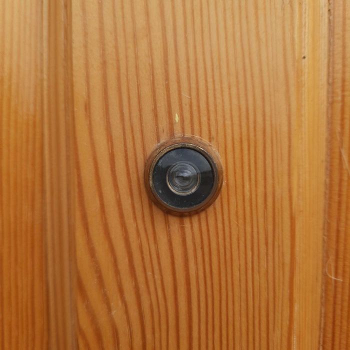 Drzwi drewniane zewnętrzne lewe bez futryny