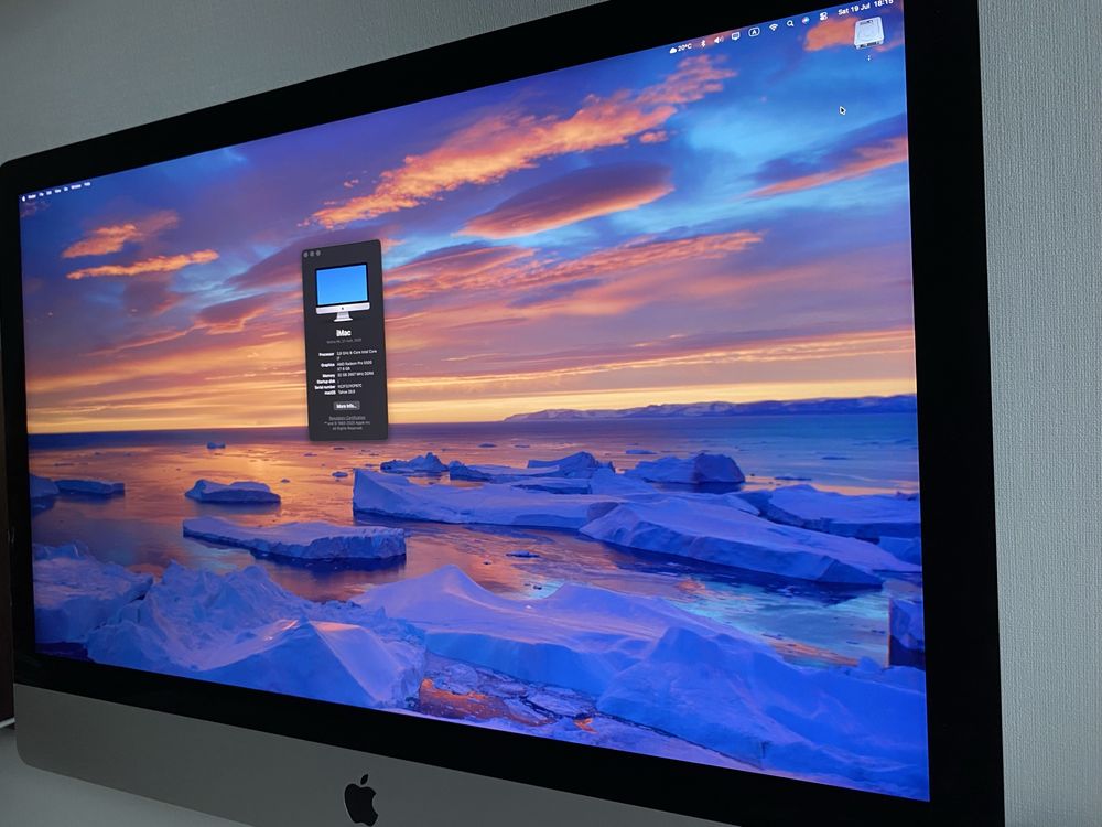 iMac Retina 5K, 27-inch, 2020 (i7, 32Gb, Radeon 5500 XT)