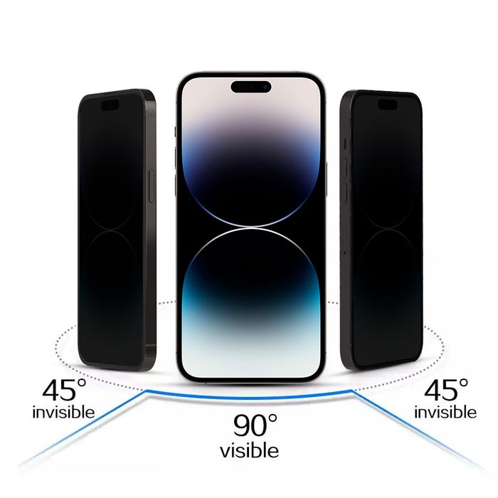 szkło Tel Protect 10X Privacy Titanium do Iphone 13/13 Pro/16e