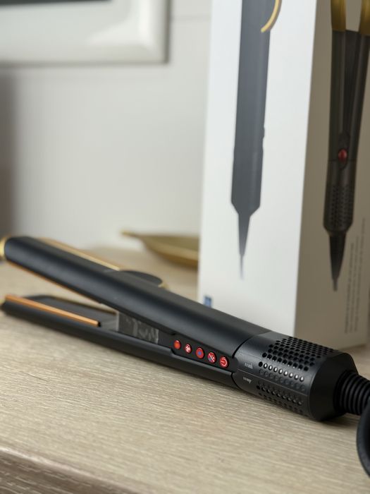 Dyson Airstrait HT-01 Onyx Black/Gold — стайлер утюжок фен для волосся
