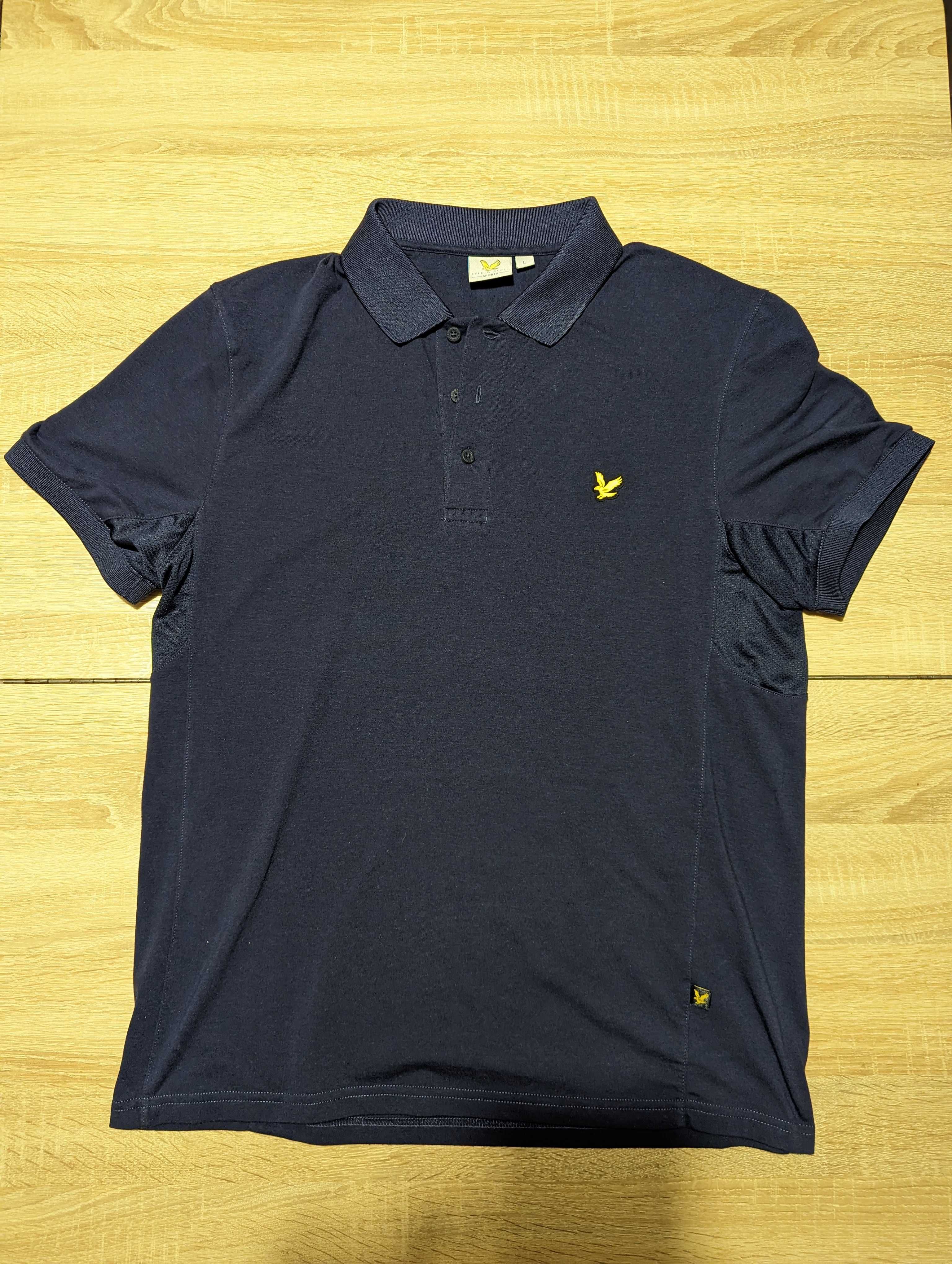 Мужское поло, футболка с воротником Lyle & Scott, размер L