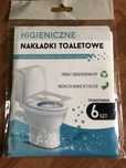 Nakładki higieniczne toaletowe jednorazowe na sedes deskę wc 6 sztuk