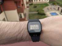 Seiko Digital Alarm-Chronograph a904--5010 czarne PVD z lat 80