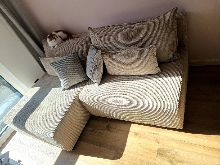 Sofa kanapa narożnik rozkładany z funkcją spania