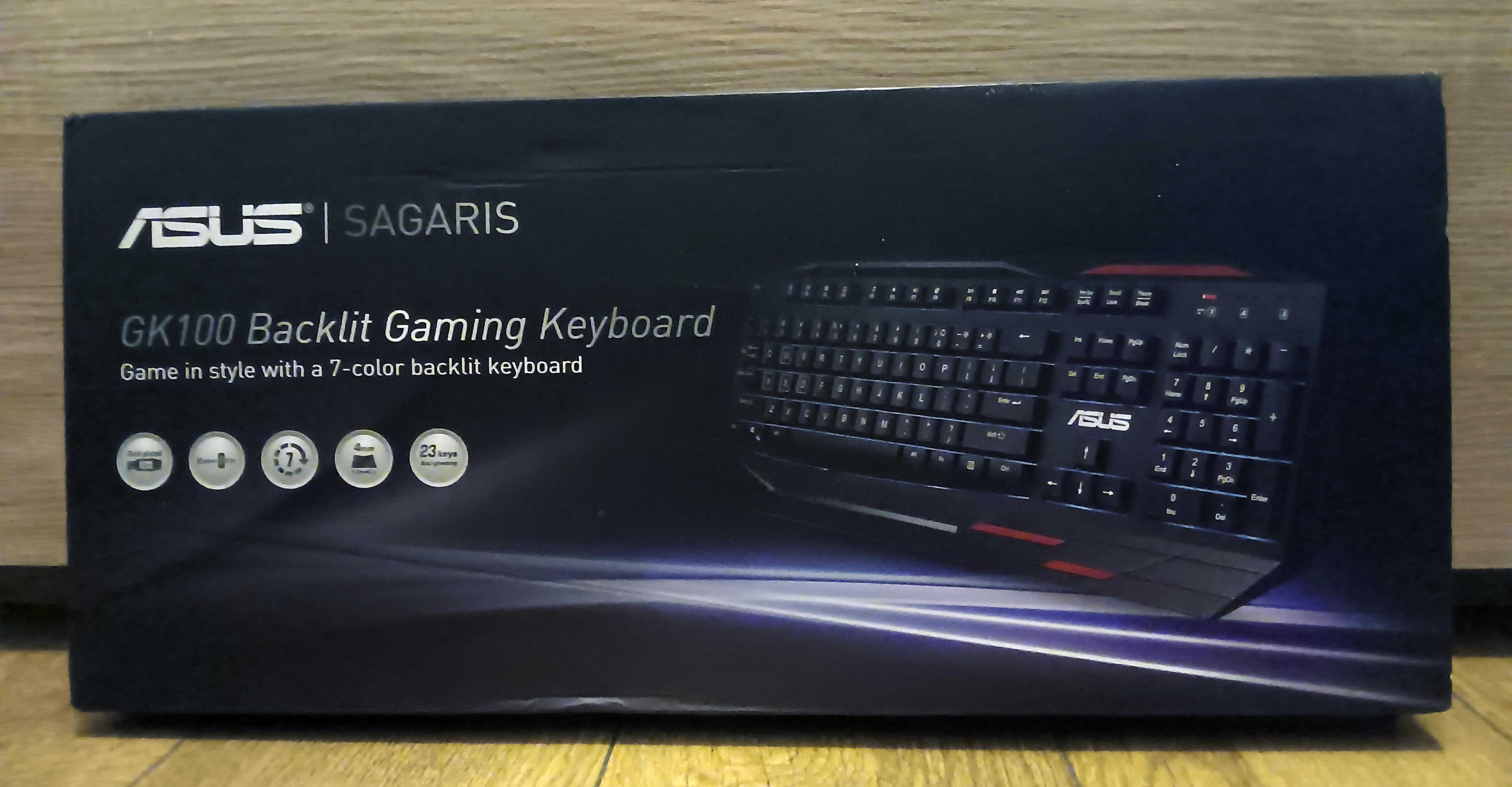 Teclado Retroiluminado ASUS Sagaris GK100