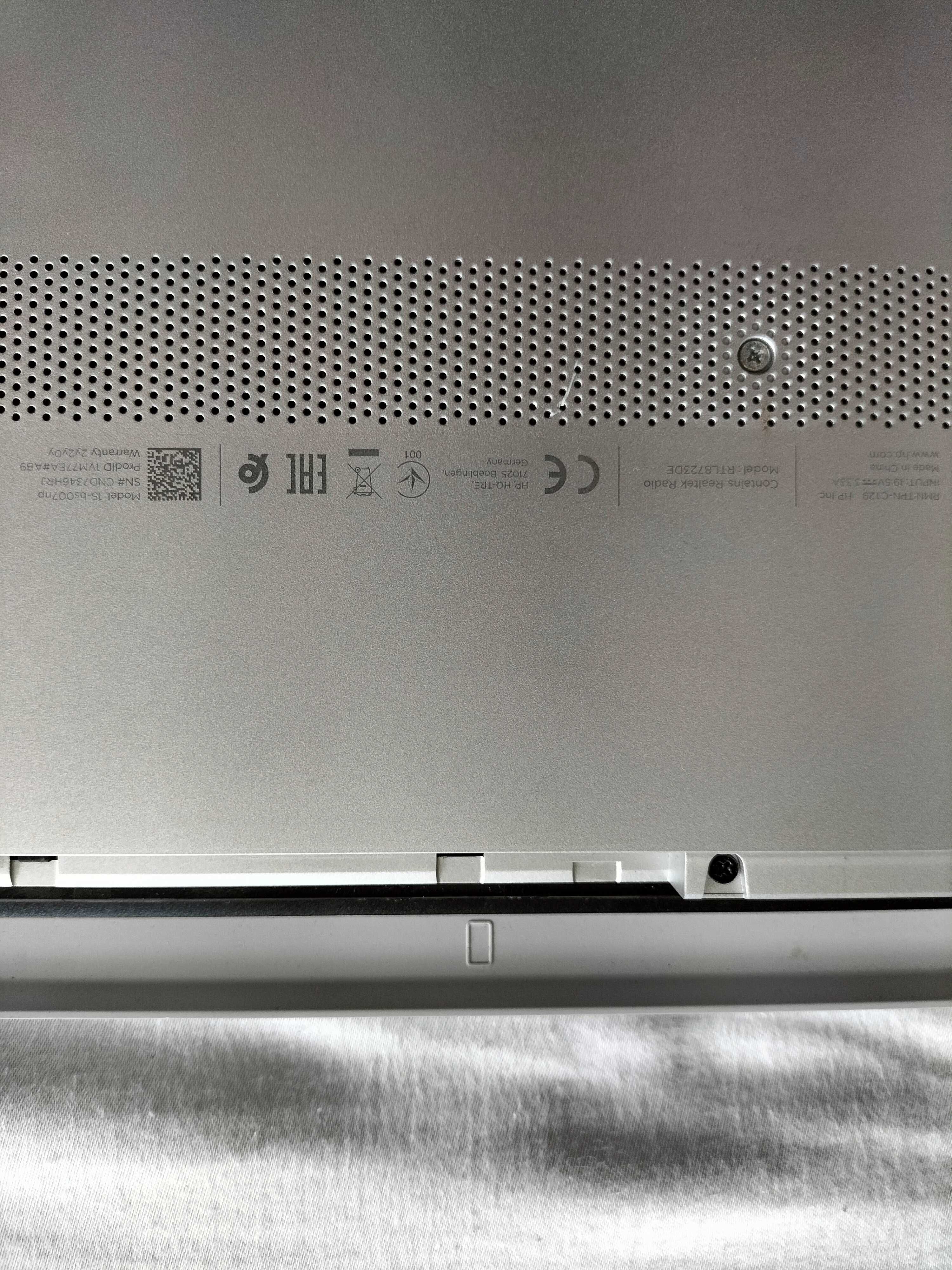 Computador Portátil HP | 15,6" | i5-7200U | 8GB | 500 GB SSD
