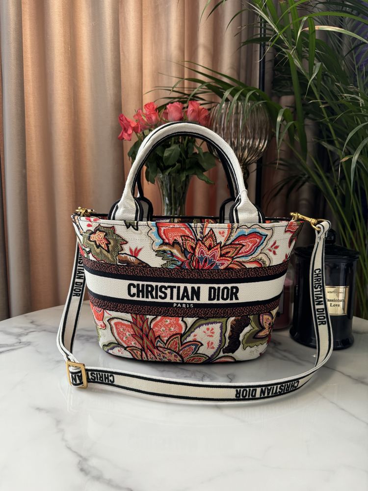 Torebka Dior Hat Basket Multicolor