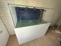 Akwarium morskie z kominem 150x60x60 540l